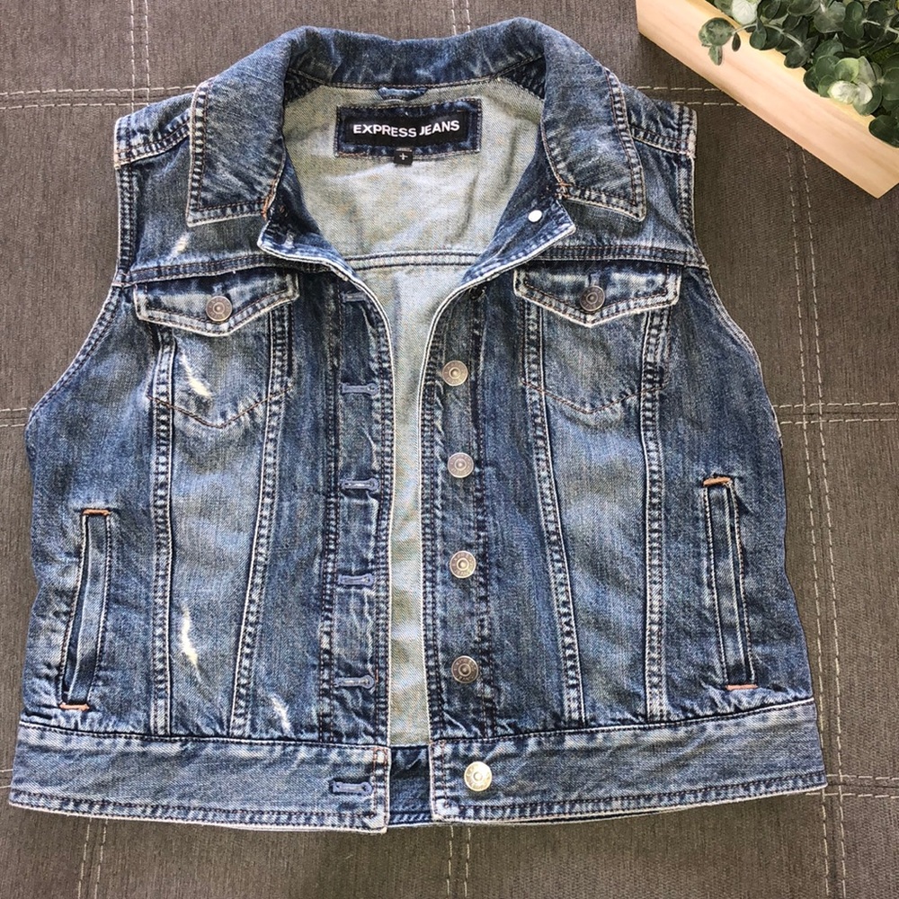 Denim Vest - SOLD